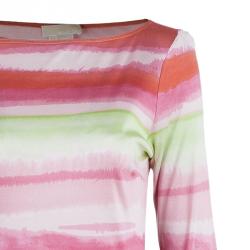Michael Kors Multicolor Striped Dress M