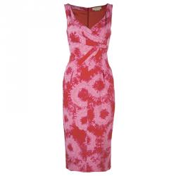 Pre Owned Michael Kors Pink Tie-dye Dress M