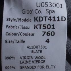 Pre Owned Michael Kors Grey One Shoulder Dress S