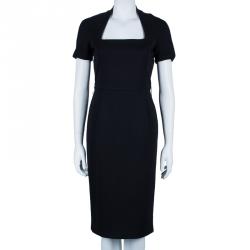 Pre Owned Michael Kors Black Shift Dress S