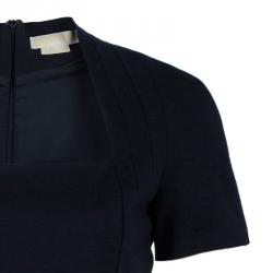 Pre Owned Michael Kors Black Shift Dress S