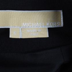 Pre Owned Michael Kors Black Shift Dress S