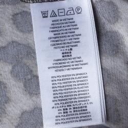 Pre Owned Michael Kors Leopard Print Jersey Maxi Dress