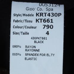 Michael Kors Black One Shoulder Crepe Maxi Dress S