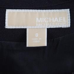 Michael Kors Navy Blue Sleeveless Shift Dress M