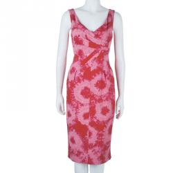 Pre Owned Michael Kors Pink Tie-dye Dress M