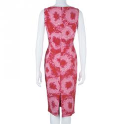 Pre Owned Michael Kors Pink Tie-dye Dress M