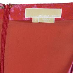 Pre Owned Michael Kors Pink Tie-dye Dress M