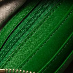 مملوكة مسبقًا Michael Kors Green Leather Bedford Tassel Crossbody Bag