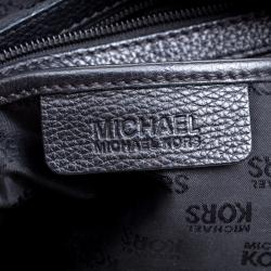 Pre Owned Michael Kors Black Leather Fulton Hobo