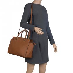 مملوكة مسبقًا حقيبة يد مايكل كورس سيلما متوسطة جلد سافيانو كوبر