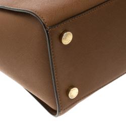 مملوكة مسبقًا حقيبة يد مايكل كورس سيلما متوسطة جلد سافيانو كوبر