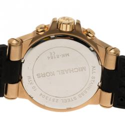 Michael Kors Brown Gold-Plated Stainless Steel Dylan MK8184 Men's Wristwatch 45MM
