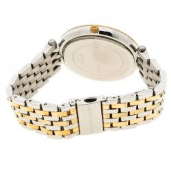 مملوكة مسبقًا ساعة يد نسائية مايكل كورس دارشي MK3203 ستانلس ستي ذهب وردي فضية 39 مم