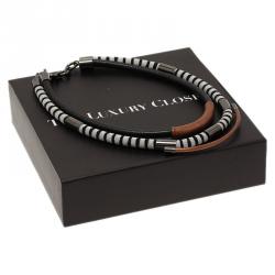 Pre Owned Missoni Three Strands Multicolor Silver Tone Necklace
