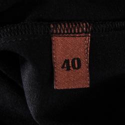 Pre Owned Missoni Textured Lurex Knit Scoop Back Detail Sleeveless Maxi Dress S