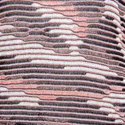 Pre Owned Missoni Multicolor Patterned Lurex Knit Detail Tunic L