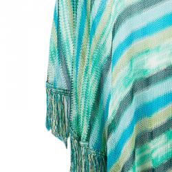 Pre Owned بونشو ميزوني أزرق مقلم تريكو بشراشيب