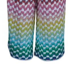 Pre Owned Missoni Mare Multicolor Knit Floral Top and Pants Set S/M