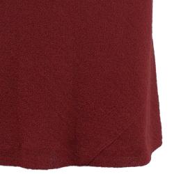 Pre Owned Missoni Red Mohair Skirt S