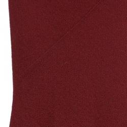 Pre Owned Missoni Red Mohair Skirt S