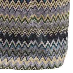 Pre Owned Missoni Multicolor Metallic Knit Maxi Skirt M