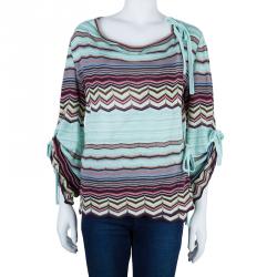 مملوكة مسبقًا Missoni Wrap Printed Top M