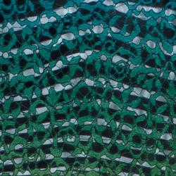 Pre Owned Missoni Gradient Laser Cut Lace Gown L