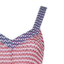 Pre Owned Missoni Mare Red Knit Jumpsuit M