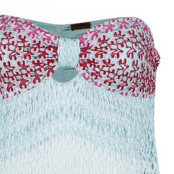 Pre Owned Missoni Mare Strapless Knit Maxi Dress M