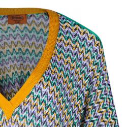 Pre Owned Missoni Mare Multicolor Knit Kaftan M