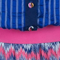 Pre Owned Missoni Mare Blue Multicolor Playsuit M