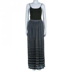 مملوكة مسبقًا Missoni Multicolor Striped Knit Maxi Skirt M