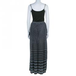 مملوكة مسبقًا Missoni Multicolor Striped Knit Maxi Skirt M