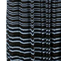 مملوكة مسبقًا Missoni Multicolor Striped Knit Maxi Skirt M