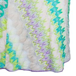 Pre Owned Missoni Multicolor Knit Long Sleeve Knee Length Dress S