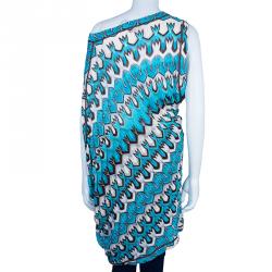 Pre Owned Missoni Mare Multicolor Knit Asymmetric Top S