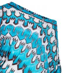 Pre Owned Missoni Mare Multicolor Knit Asymmetric Top S