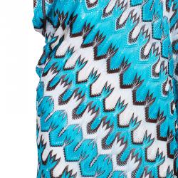 Pre Owned Missoni Mare Multicolor Knit Asymmetric Top S