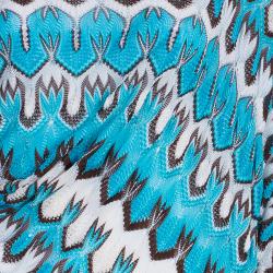 Pre Owned Missoni Mare Multicolor Knit Asymmetric Top S