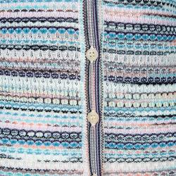 Pre Owned Missoni Multicolor Cardigan L