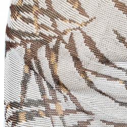 Pre Owned Missoni Brown One Shoulder Dress M