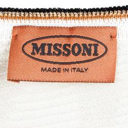 Pre Owned Missoni Brown One Shoulder Dress M