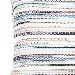 Pre Owned Missoni Multicolor Turtleneck Top M