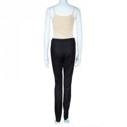 Pre Owned Missoni Black Metallic Detail Trousers M