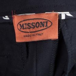 Pre Owned Missoni Black Tailored Trousers S