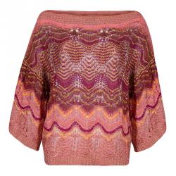 Pre Owned Missoni Metallic Crochet Top L
