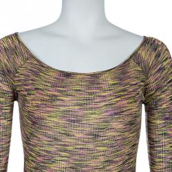 Pre Owned Missoni Multicolor Off-Shoulder Top S