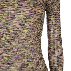 Pre Owned Missoni Multicolor Off-Shoulder Top S