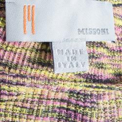 Pre Owned Missoni Multicolor Off-Shoulder Top S